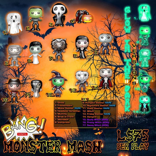 Bang! Figures : Monster Mash #3 RARE - Movie Slasher