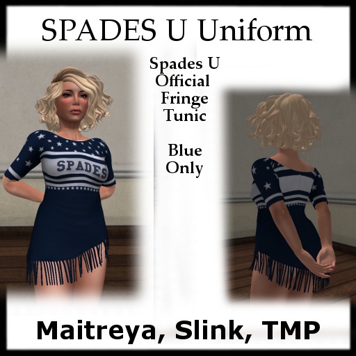 Spades U Blue Tunic Uniform