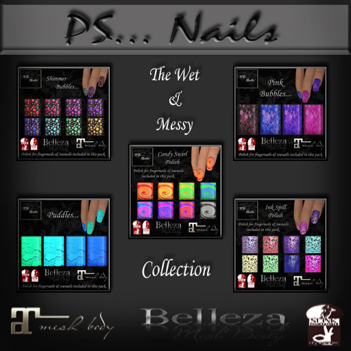 The Wet & Messy Collection Polishes