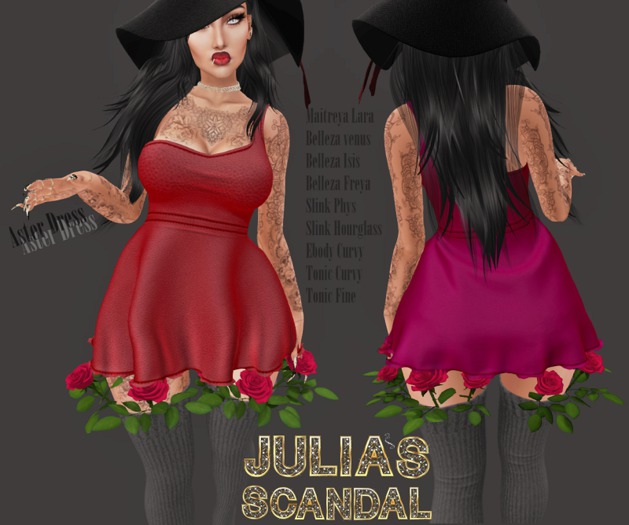 ! Julia's Scandal Aster Dress