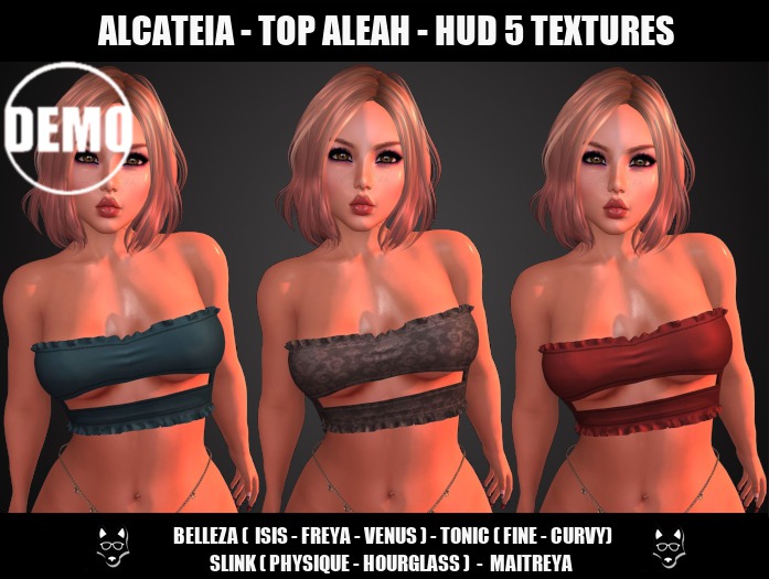 [DEMO] Alcateia - Top Aleah (HUD) 5 Textures