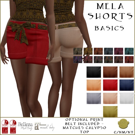 BM Mela Shorts Basics