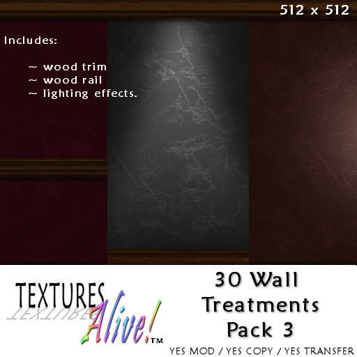 16 Wall - Paint & Trim Textures Pk1