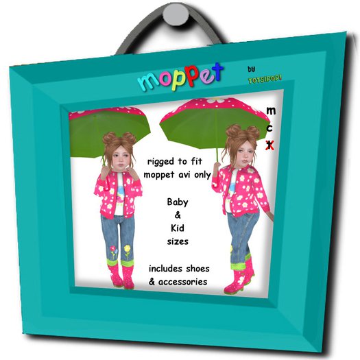 Moppet Showers of Flowers Set