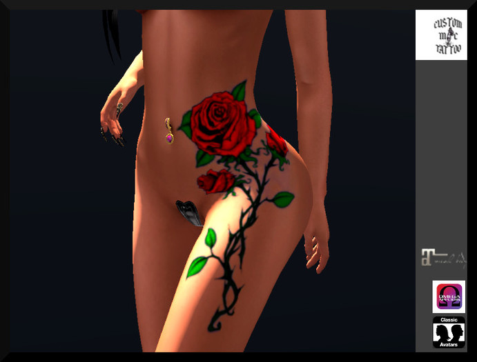 125 TattooMe rose
