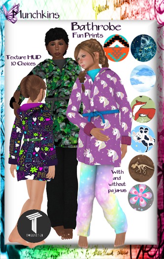 {M} [Bathrobe] [Fun Prints] [Unpacker HUD]