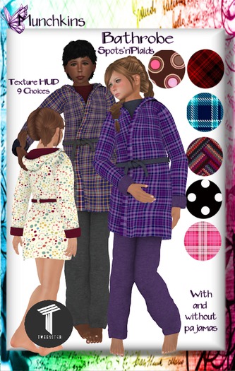 {M} [Bathrobe] [Spots'n'Stripes] [Unpacker HUD]