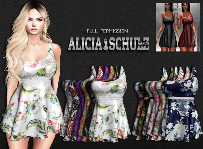 [ASFP] Texture for [GUNSHOT] ELIFA Dress - Full Perm - FULL