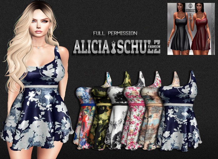 [ASFP] Texture for [GUNSHOT] ELIFA Dress - Full Perm 1/6