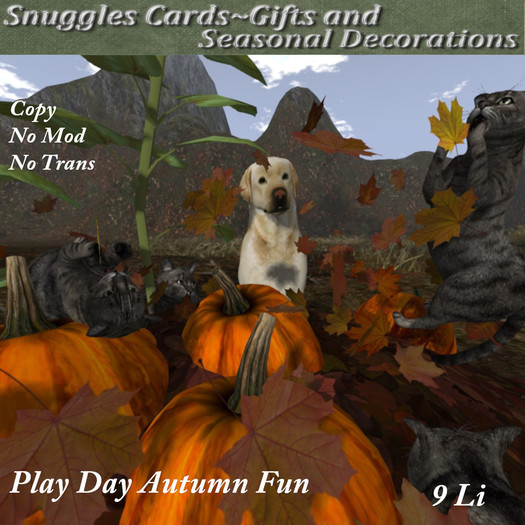 Play Day Autumn Fun By Snuggles Boxed
