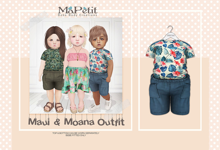 [M] Maui Outfit (Fitted) - Azul