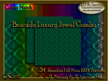 !Kushi! BrocadeLuxuryJEWELCOMBO Textures -WEAR TO UNPACK