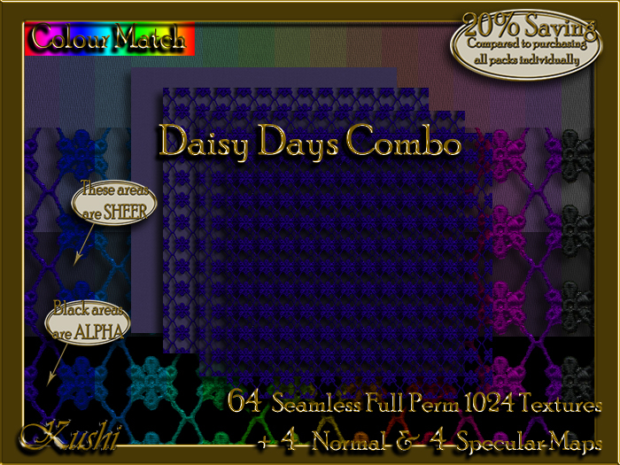 Daisy Days Combo Textures