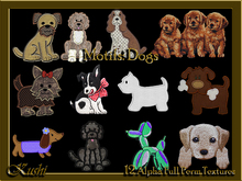 !Kushi! MotifsDOGS Textures -WEAR TO UNPACK