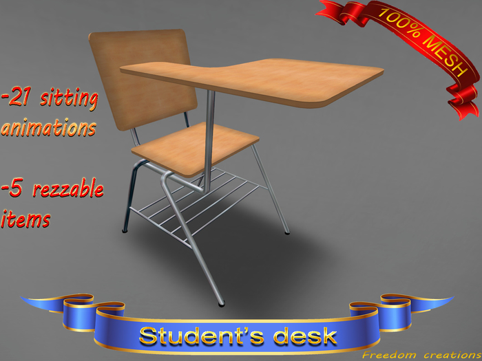 Student's desk-Freedom creations