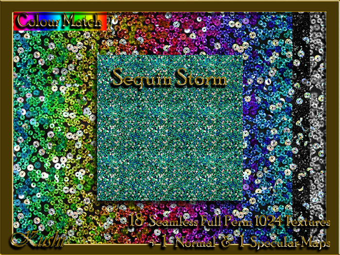 Sequin Storm Textures