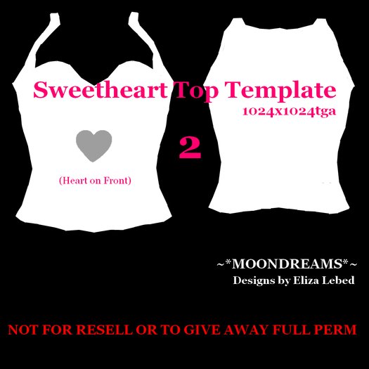 Sweetheart Top 2 Template