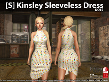[S] Kinsley Sleeveless Dress Dots
