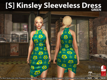 [S] Kinsley Sleeveless Dress Green