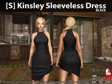 [S] Kinsley Sleeveless Dress Black
