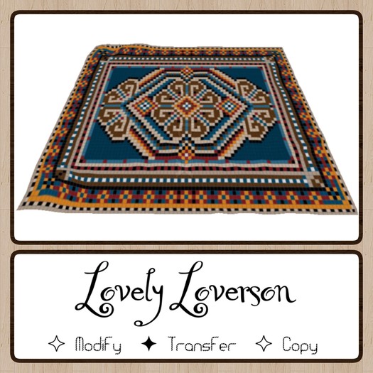 ~* Lovely Loverson *~: Boho squares Rug