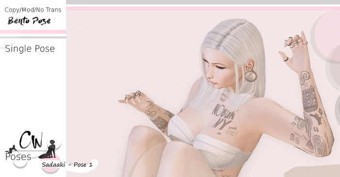 CW Poses - Saadaki Bento Pose Set 1