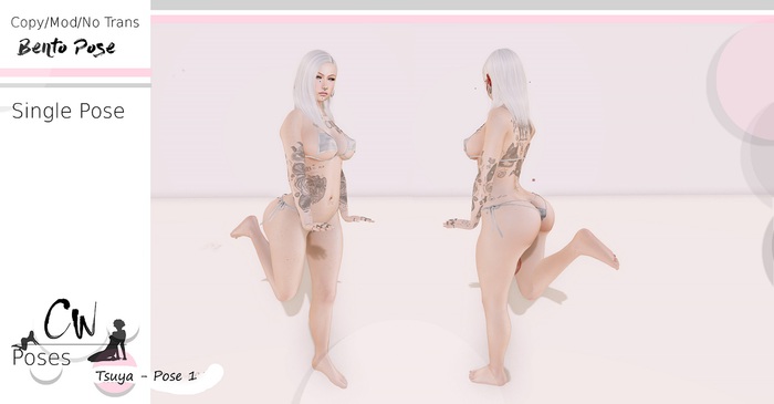 CW Poses - Tsuya Bento Pose Set 1 
