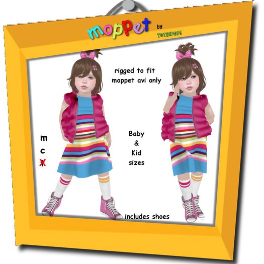 Moppet School Dress 2 Set