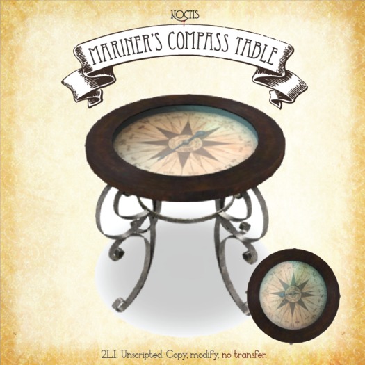 [noctis] mariner's compass table