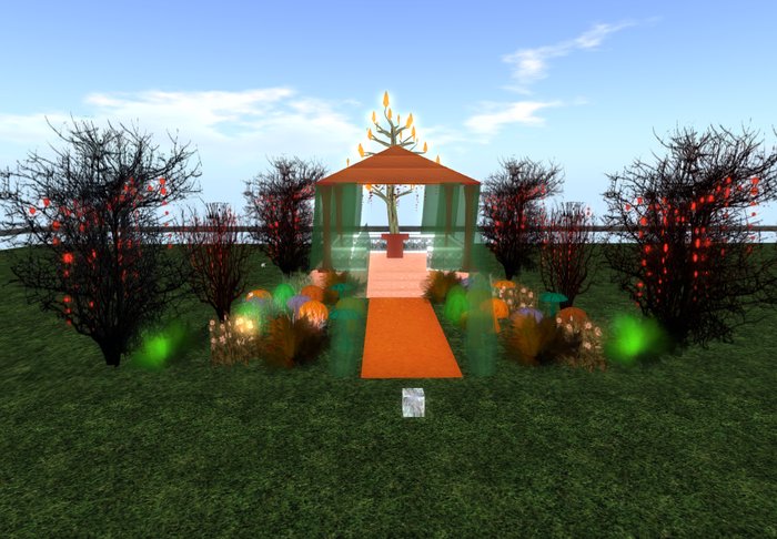 Fall Fairy Wedding Gazebo