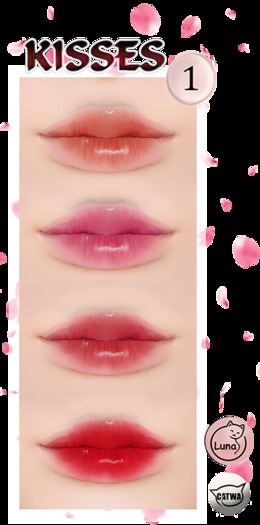 LUNACAT *~. Kisses Lipstick .~* [HUD 1]