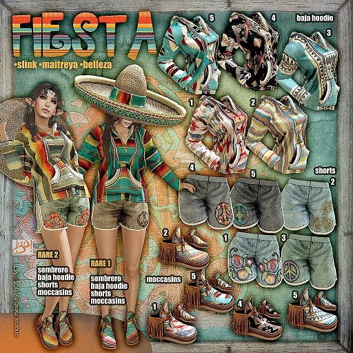 !gO! Fiesta! Shorts 1 RARE- maitreya lara