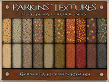 Parkins Textures - Galiena Set A - 20x Full Perm Seamless 1024x1024 - Fabric, Textile, Fall, Gown, Cloth, Halloween