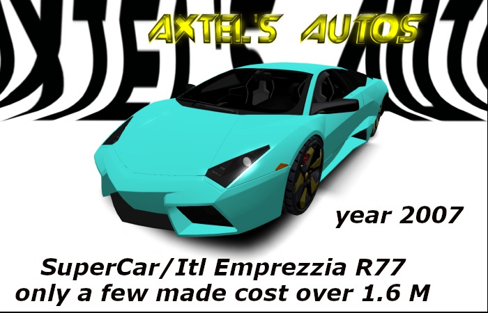SuperCar/Itl Emprezzia R77 year-2007