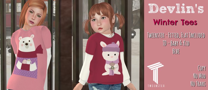 Devlin's - Tweenster/TD/Bebe - Winter Tees