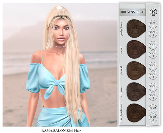 RAMA.SALON - Kimi Hair 'BROWNS LIGHT'