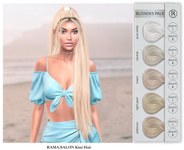 RAMA.SALON - Kimi Hair 'BLONDES PALE'