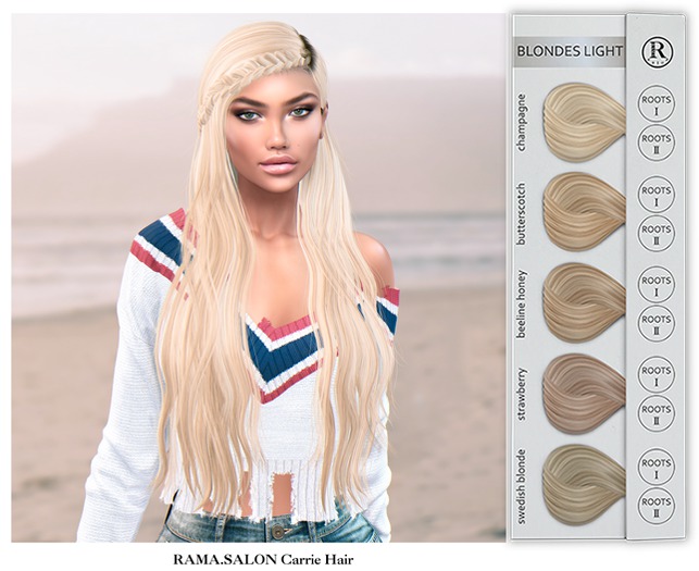 RAMA.SALON - Carrie Hair 'BLONDES LIGHT'