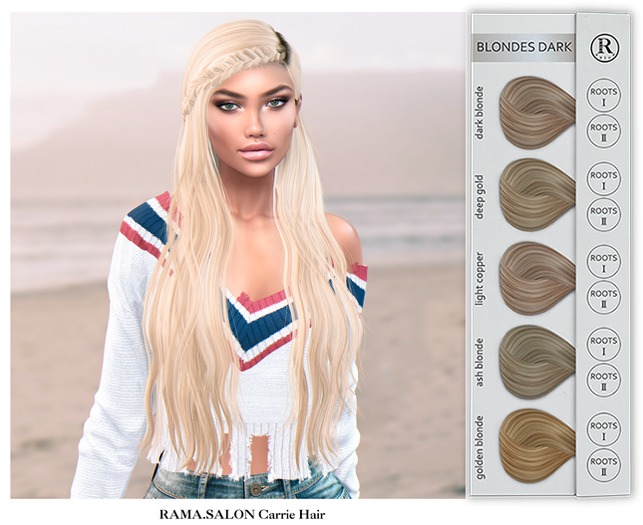 RAMA.SALON - Carrie Hair 'BLONDES DARK'