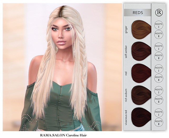 RAMA.SALON - Caroline Hair 'REDS'