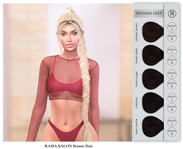 RAMA.SALON - Bonnie Hair 'BROWNS DEEP'