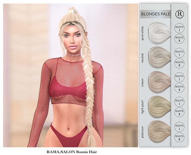 RAMA.SALON - Bonnie Hair 'BLONDES PALE'