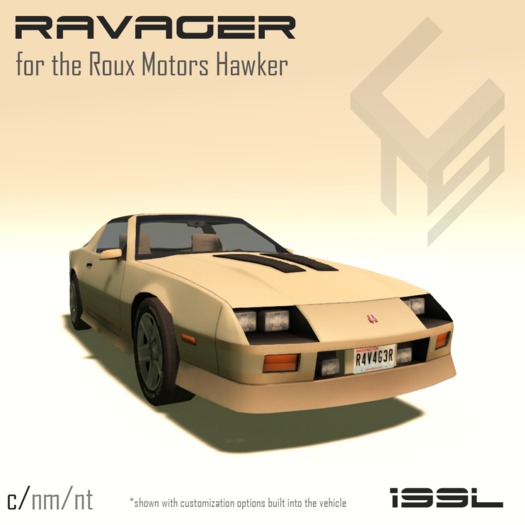 Ravager Livery for the RM Hawker (Sahara)