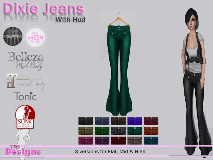 Dixie Jeans With Hud