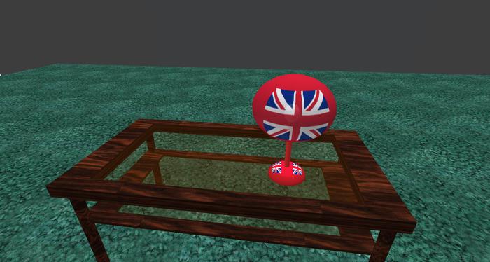 Preston Table Lamp - Red Ensign