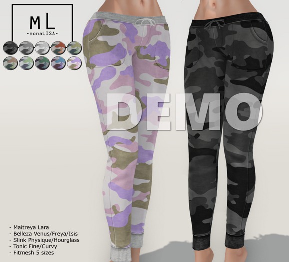 -mL- Kath joggers (Maitreya/3Belleza/2Slink/2Tonic) DEMO