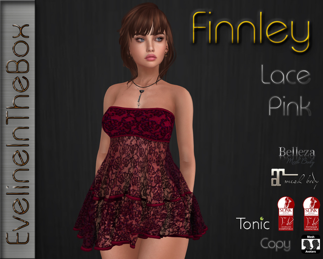 [EvelineIntheBox] Finnley Lace Pink *boxed* add/wear me