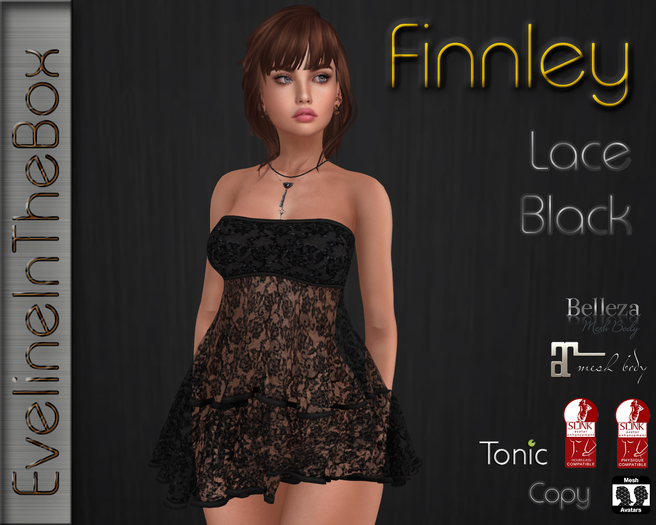 Finnley Lace Black 