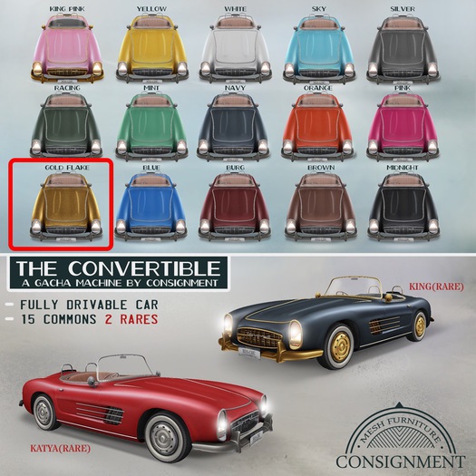 [Con.] The Convertible -HUD- WEAR ME Gold Flake