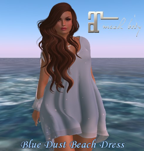 blue dust Beach dress Maitreya